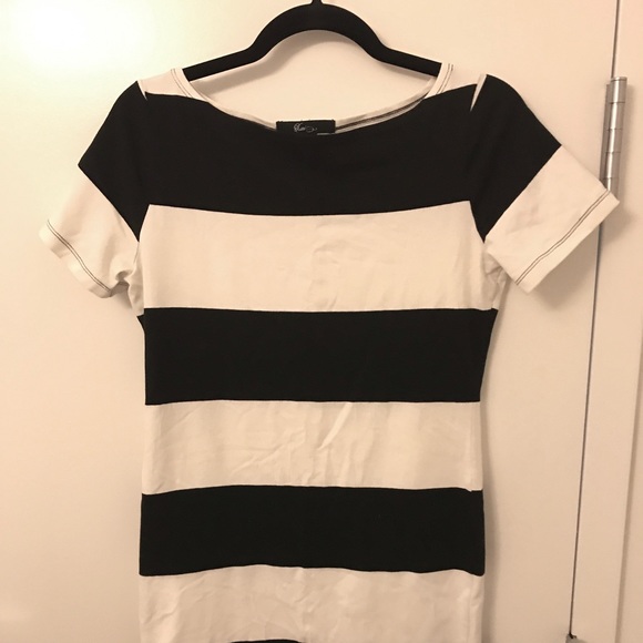 Striped Boat Neck Dress - Picture 2 of 2
