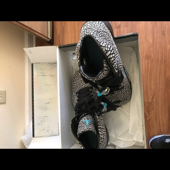Jordan retro 5s 3labs blue grey and black