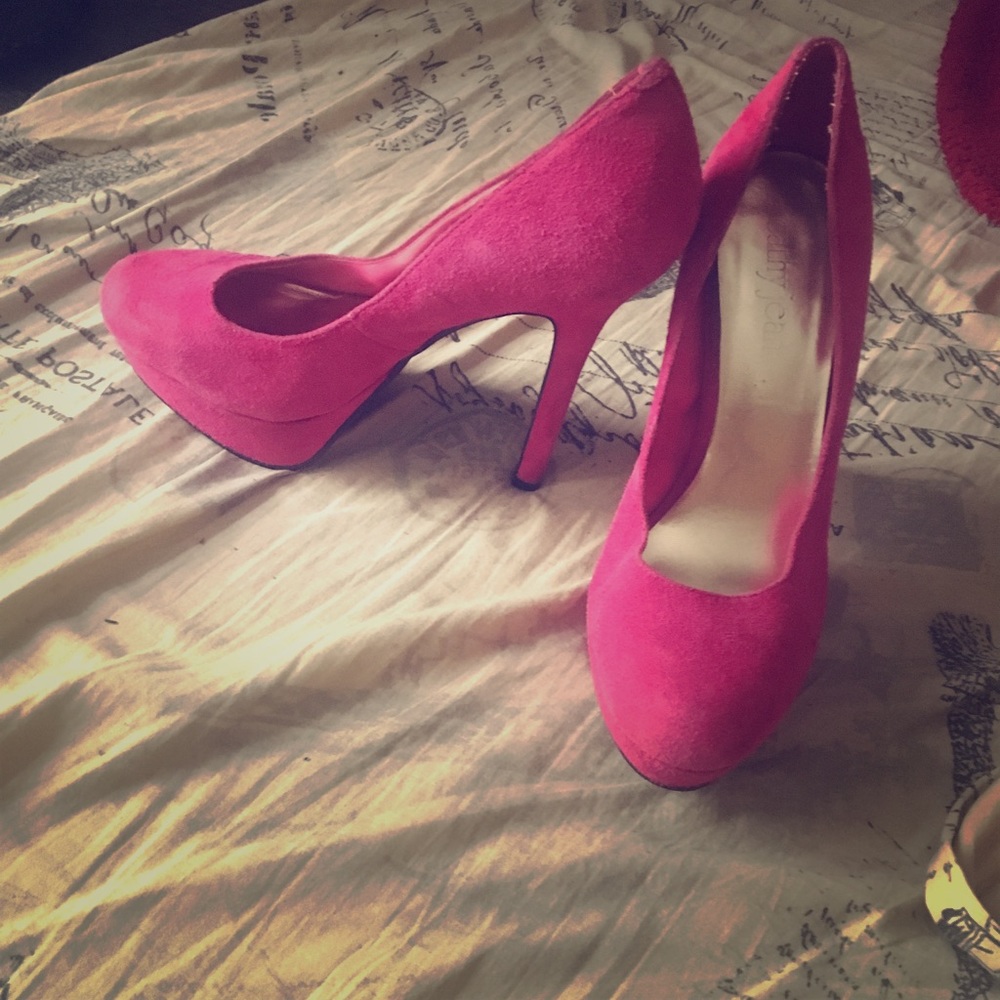 Hot Pink Cathy Jean High Heels