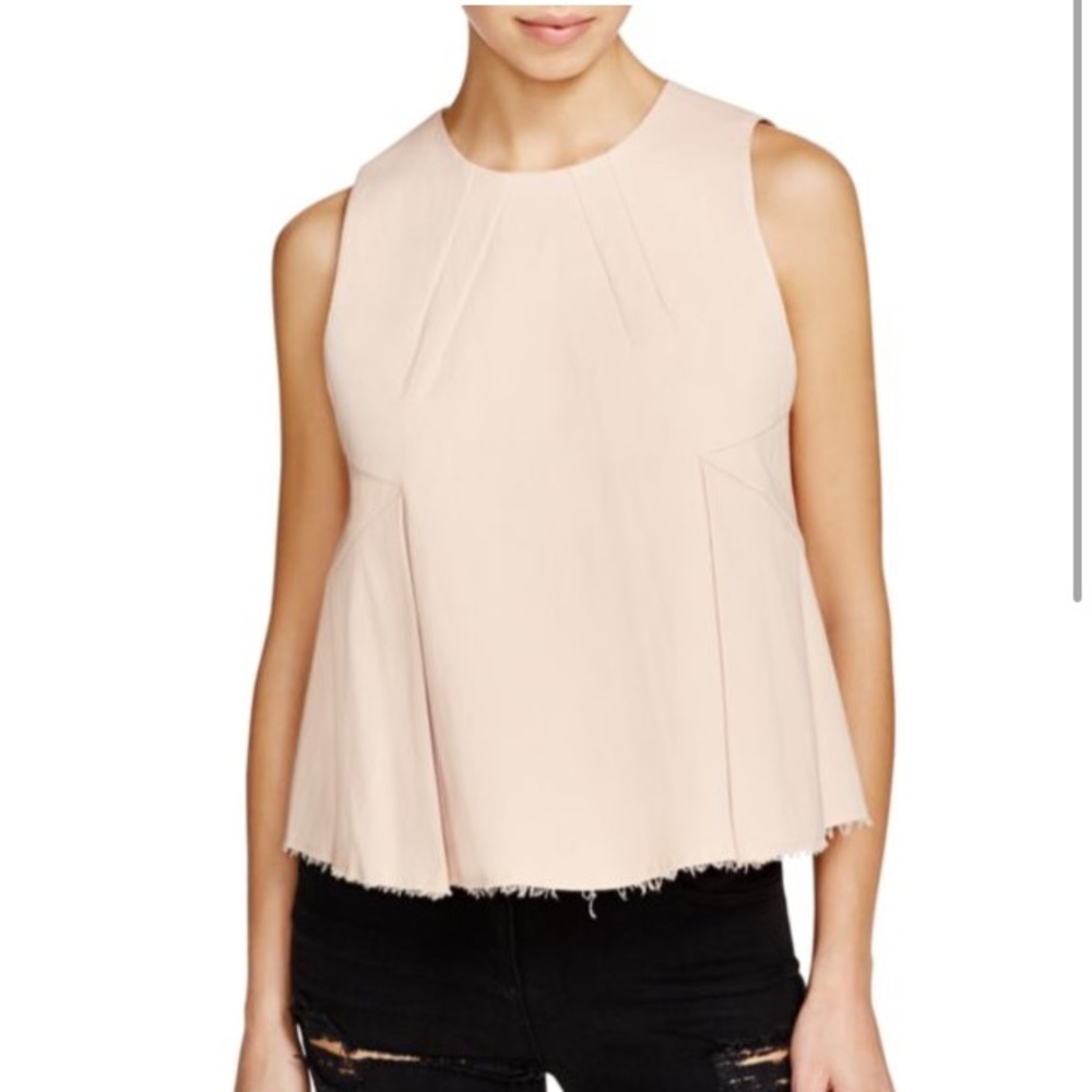 NWT Kendall + Kylie Raw Edge Tank