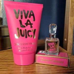 JUICY COUTURE Viva La Juicy lotion & perfume minis