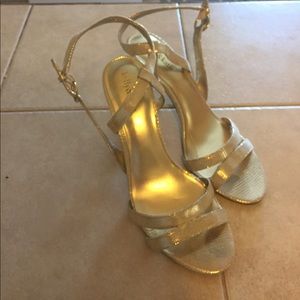 Gold heels