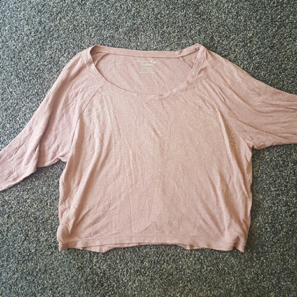 Floral American Eagle shirt