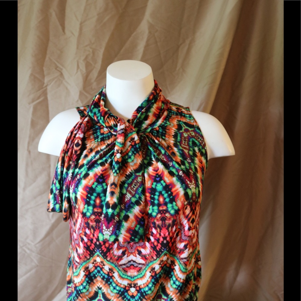 Colorful Shirt with Neck Tie