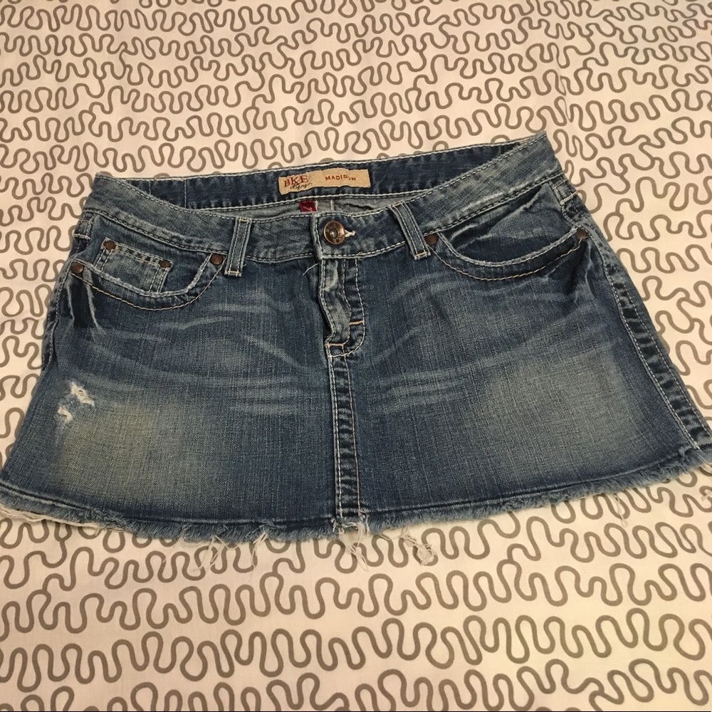 BKE Denim Mini Skirt