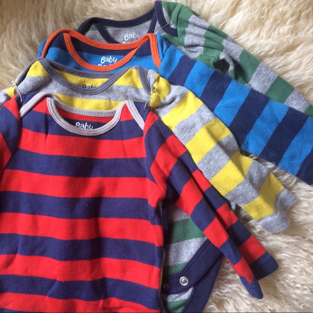 Baby Boden Striped Onesies Lot