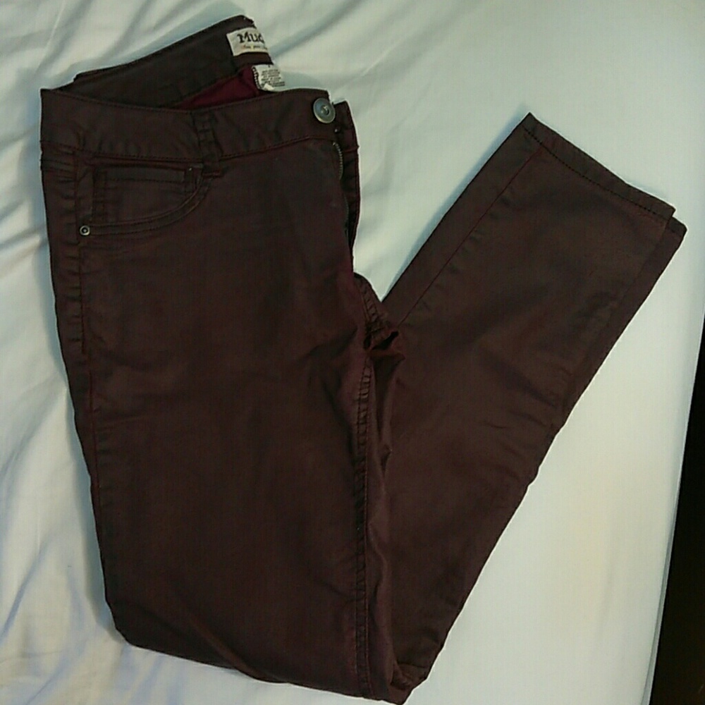 Mudd plum skinny jeans