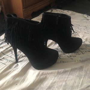 Ankle Moccasin Heels