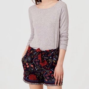 Loft Tie Waist Shorts