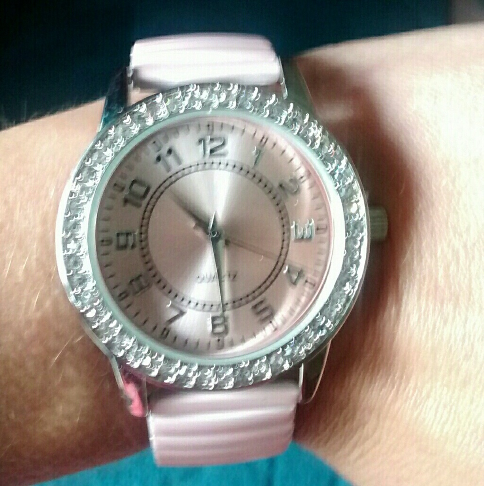 DONATED Pretty Pastel Pink Expansion Watch