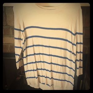 Three quarter sleeve sweater