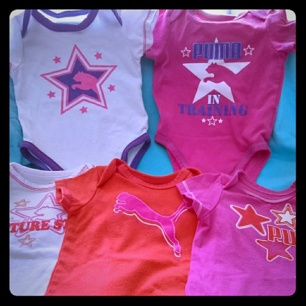 Puma girls onesies