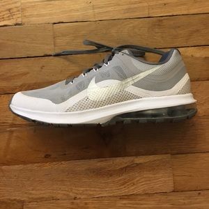 Nike Gray and White Running Shoes