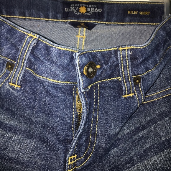 Kids lucky Riley jean shorts 100% authentic - Picture 2 of 3