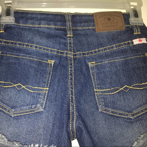 Kids lucky Riley jean shorts 100% authentic - Picture 3 of 3