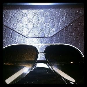 GUCCI GG1827/S Sunglasses GG1827S White/Gold BNC I