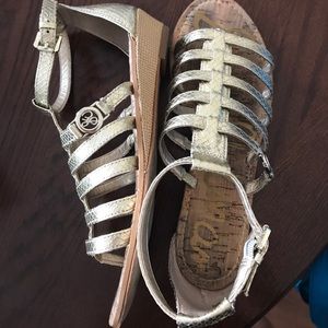 Sam Edelman Gold Donna Gladiator Sandal
