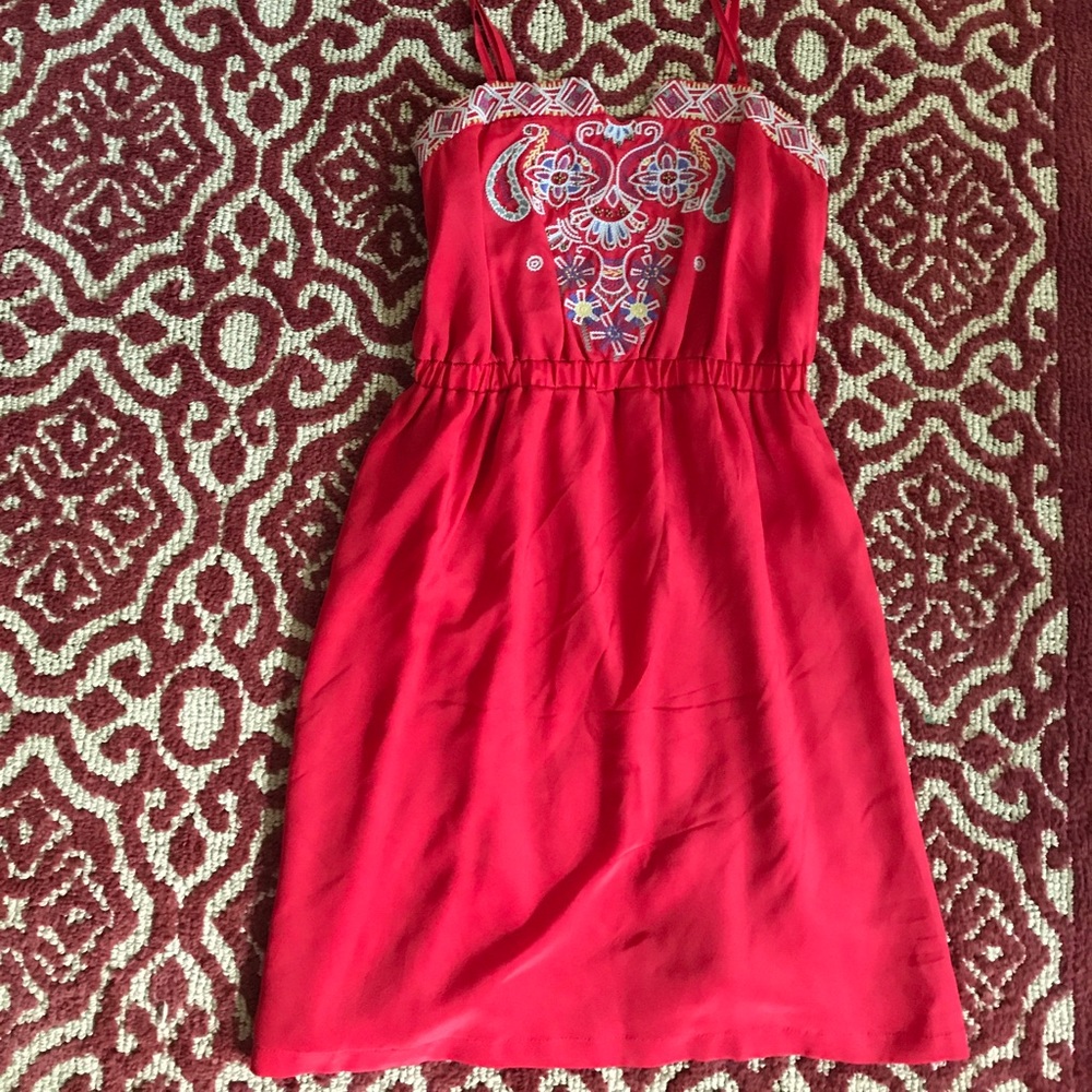Beaded front dress