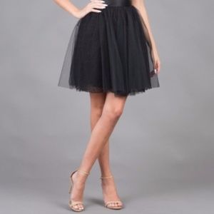 NWOT designer Tulle skirt 22inch in Black