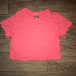 PINK CROP TOP