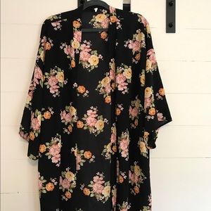 Pink blush maternity robe