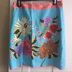 Beautiful, unique Etcetera Skirt Size 6