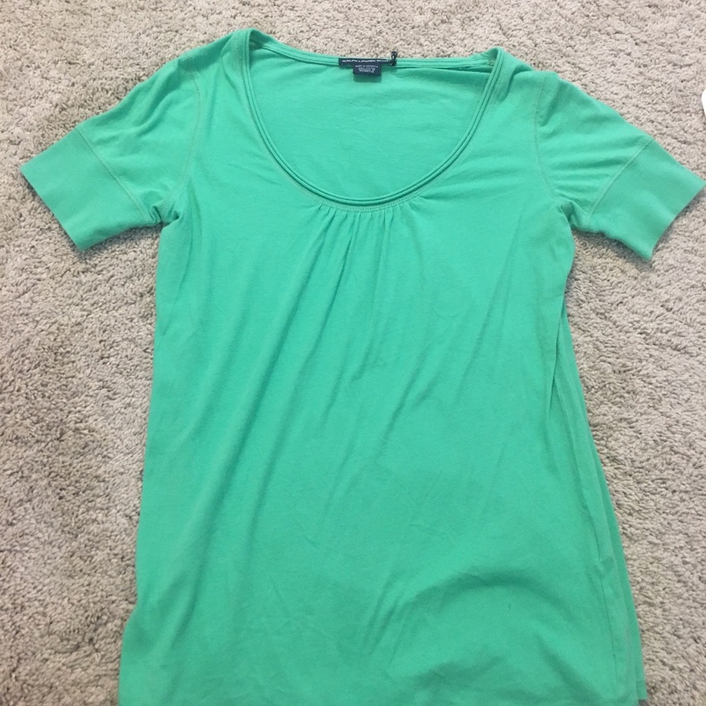 Ralph Lauren Sport Green scoopneck tee