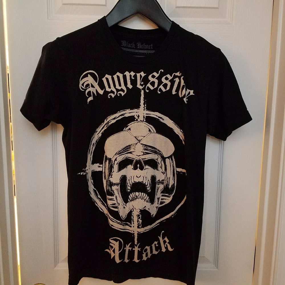 Black Helmet - Rare - Mens FireFighter Shirt