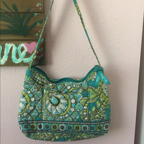 Small Vera Bradley Retired Purse - Peacock - Picture 2 of 7
