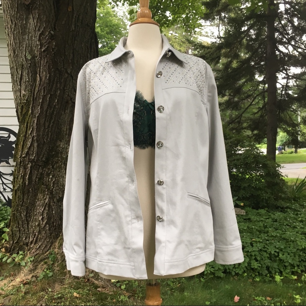 Cali and York Embellished Lightweight Jacket
