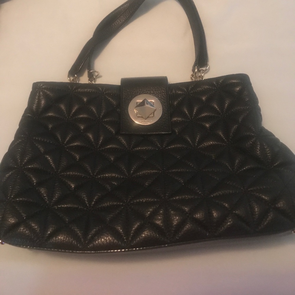 Kate Spade quilted black purse