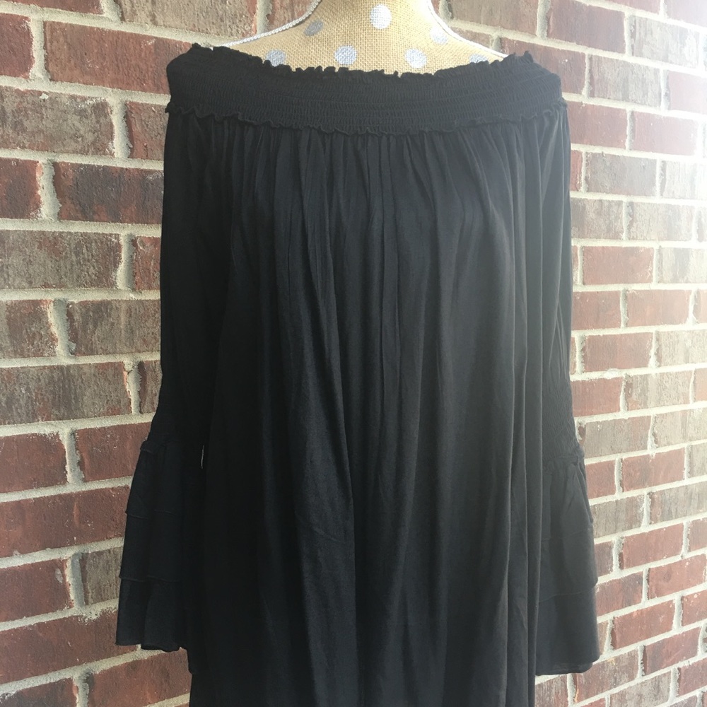 Off the shoulder peasant blouse