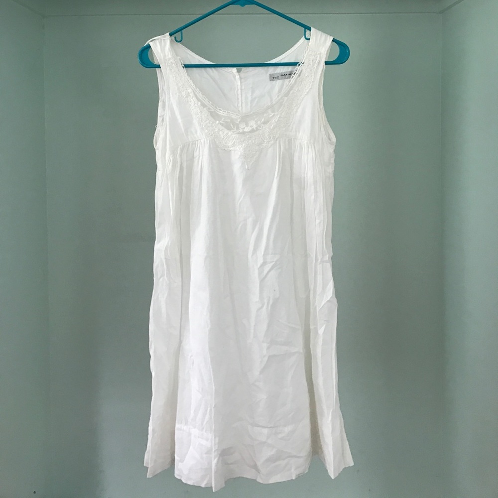 Zara Basic White Dress