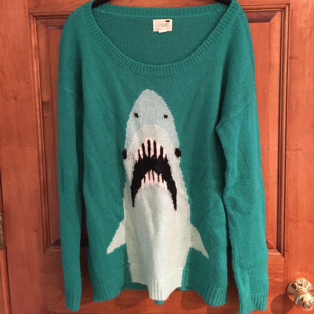 LA Hearts Shark Sweater (PacSun)