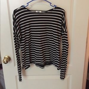 Long sleeve striped shirt