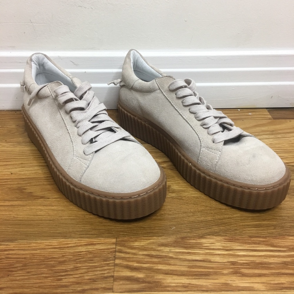 J/SLIDES Parker Suede Platform Sneaker