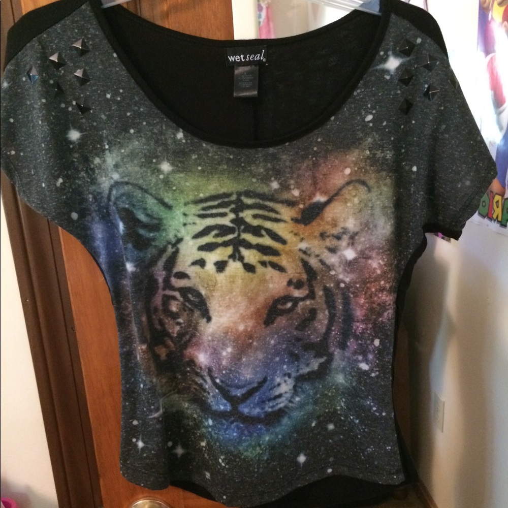 Tiger print shirt