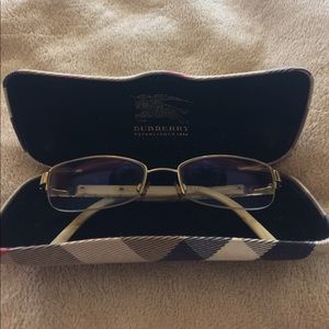 Burberry glasses & case