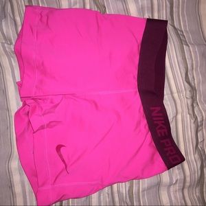 SZ Small Hot pink Nike pros