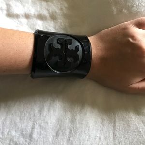 Tory burch black cuff bracelet