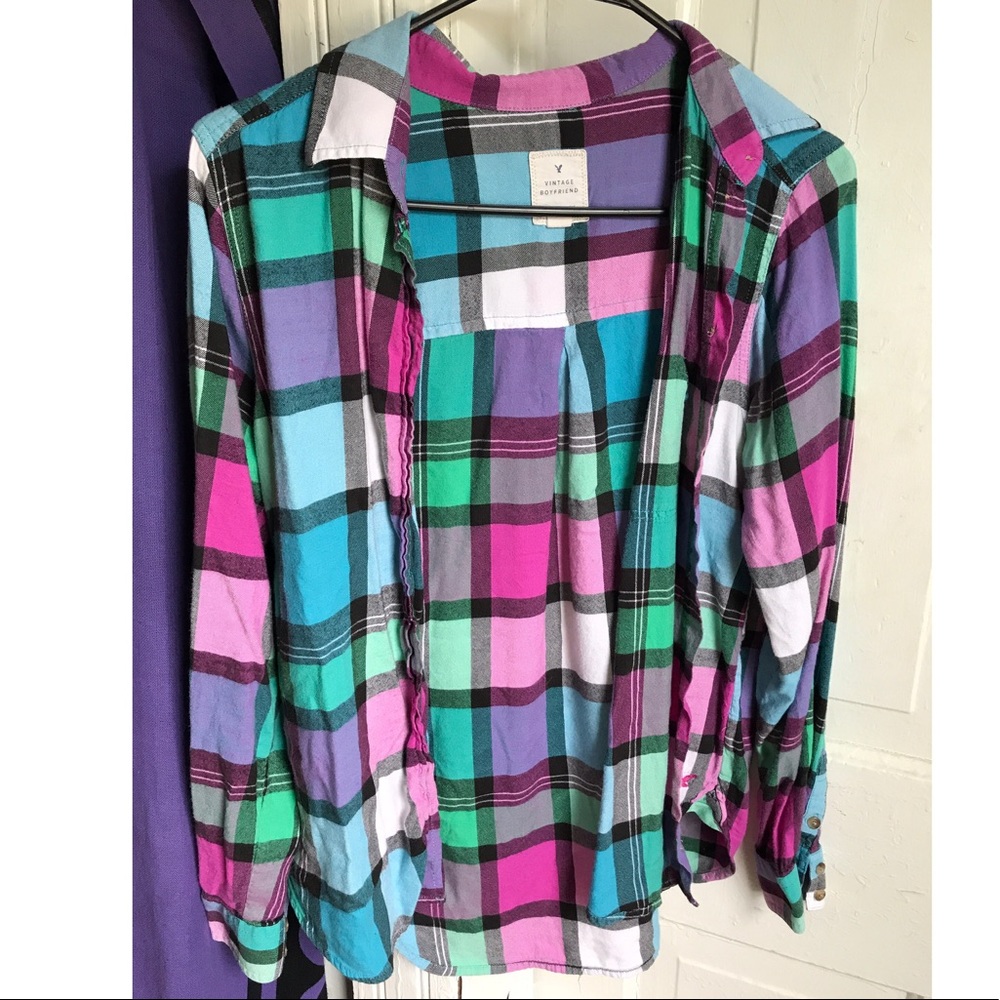 "Vintage boyfriend" flannel