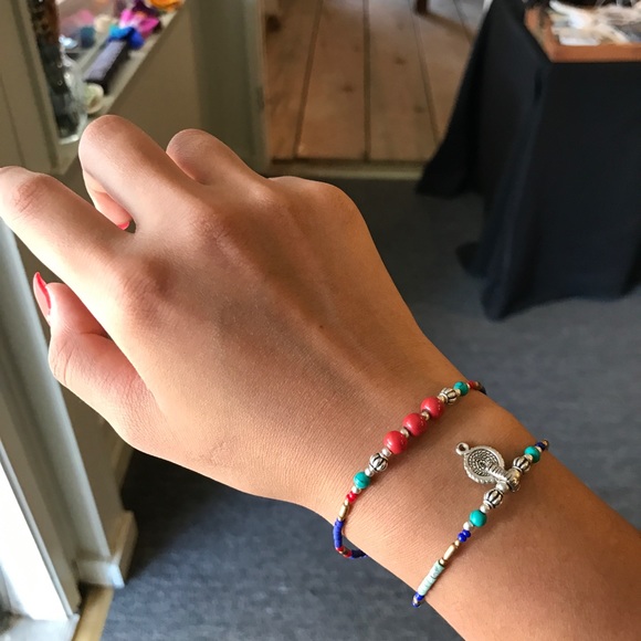 Beads Lapis beaded bracelet , $11 for 1 - Picture 1 of 4