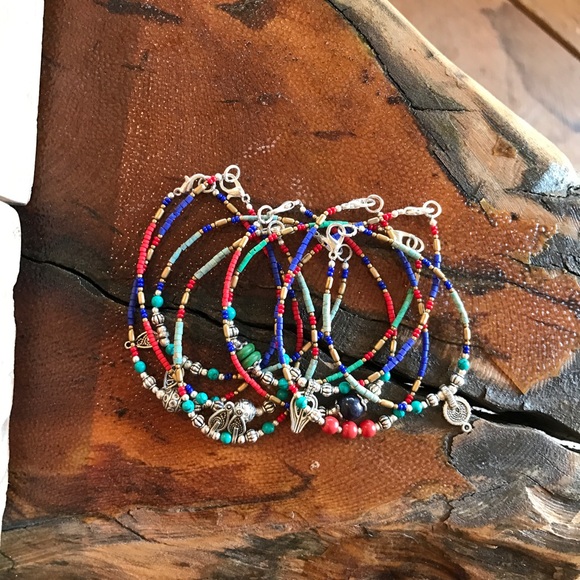 Beads Lapis beaded bracelet , $11 for 1 - Picture 3 of 4