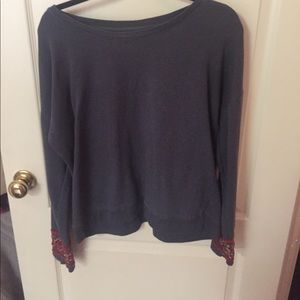 Embroidered sweatshirt