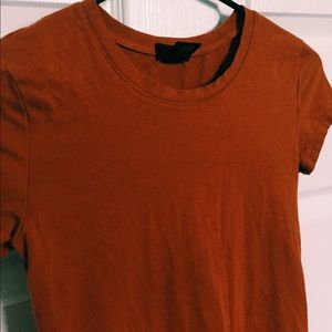 Tight Basic Tee / Burnt Orange / Wet Seal