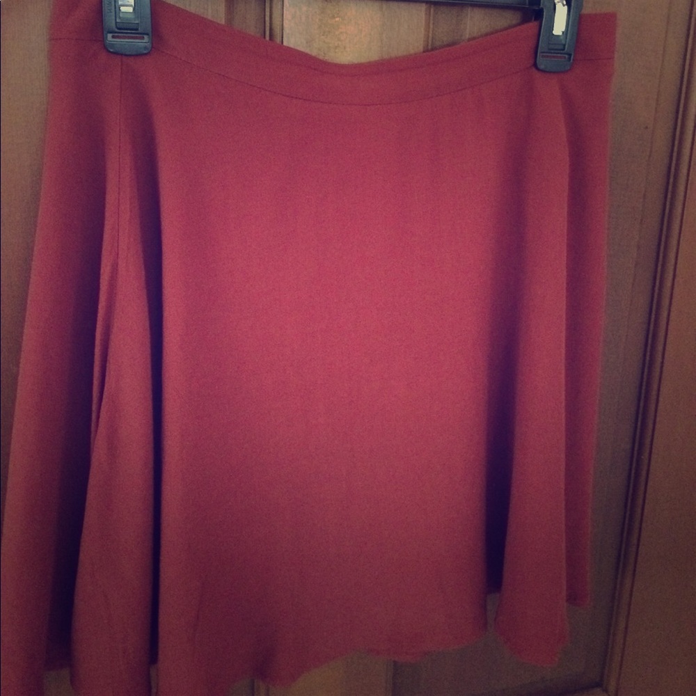 Fox Red A-Line Skirt