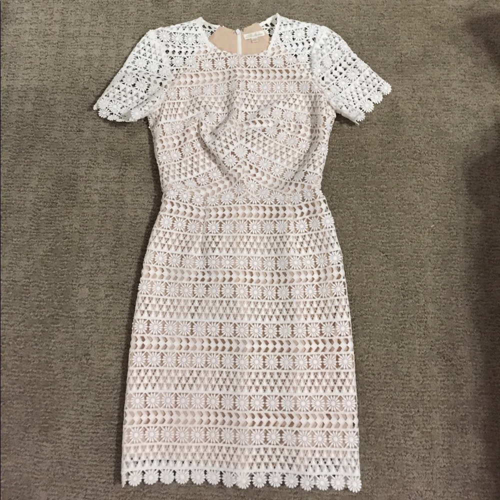 Shoshanna White Lace Dress