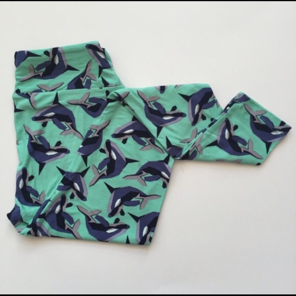 Lularoe Whale Leggings OS
