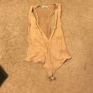Tan bodysuit
