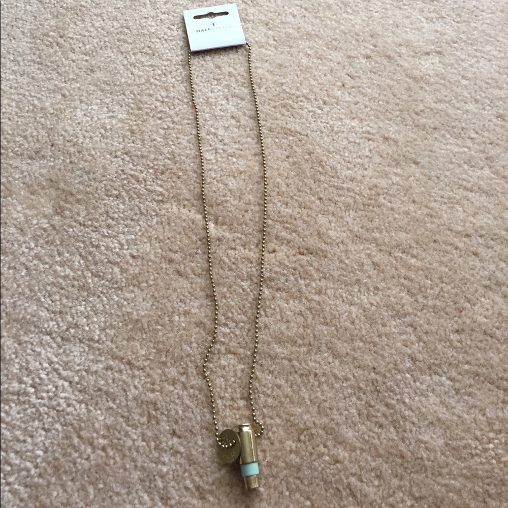 Half United Gold Mint Bullet Necklace